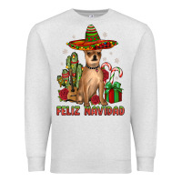 Oatmeal Heather Chihuahua feliz navidad Premium Sweatshirt - JahusDesignShop