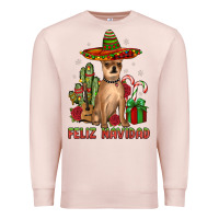 Pale Pink Chihuahua feliz navidad Premium Sweatshirt - JahusDesignShop