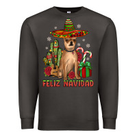 Smoke Chihuahua feliz navidad Premium Sweatshirt - JahusDesignShop