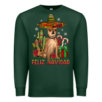 Sports Green Chihuahua feliz navidad Premium Sweatshirt - JahusDesignShop