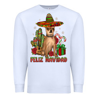 White Chihuahua feliz navidad Premium Sweatshirt - JahusDesignShop