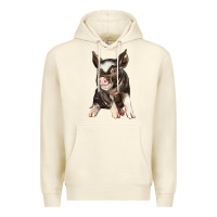 Sandshell baby berkshire pig Premium Hoodie - LillyAllenDesigns