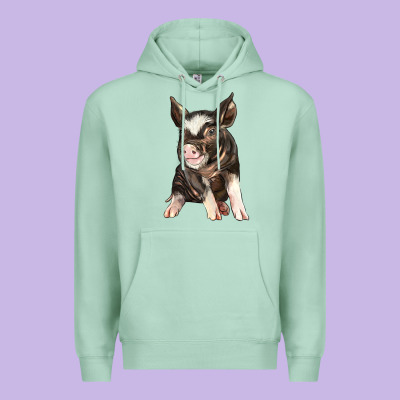 Baby Berkshire Pig Premium Hoodie Designed By Lillyallendesigns