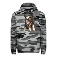 Slate Camo baby berkshire pig Premium Hoodie - LillyAllenDesigns