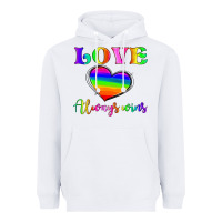 White love always wins Heavyweight Hoodie - HRA Design Shop