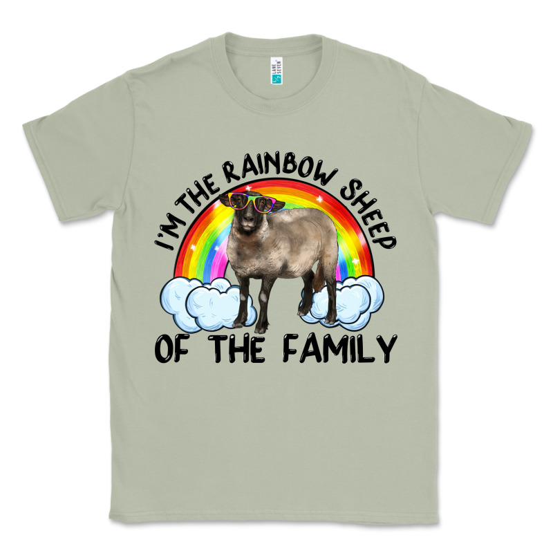 I'm The Rainbow Sheep Of The Family Suffolk Sheep Black Face Sheep Classic Tee by RanaPortraitStore | Teevron