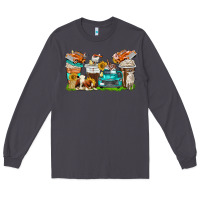 Smoke farm truck coffee cups Long Sleeve Tee - texasbilliewilder