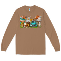 Toasted Coconut farm truck coffee cups Long Sleeve Tee - texasbilliewilder