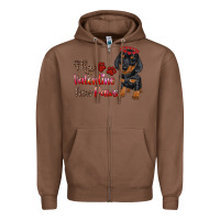 Chestnut my valentine has paws Zipper Hoodie - RanaPortraitStore