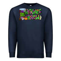 Navy witches brew Premium Sweatshirt - AdoDesignShop
