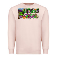 Pale Pink witches brew Premium Sweatshirt - AdoDesignShop