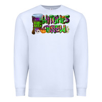 White witches brew Premium Sweatshirt - AdoDesignShop