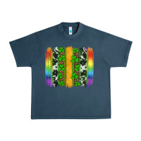 Midnight Navy st patricks day rainbow brushstroke Urban Heavy Tee - Artiststas