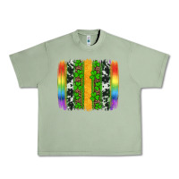 Oil Green st patricks day rainbow brushstroke Urban Heavy Tee - Artiststas