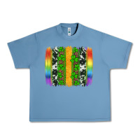 Pebble Blue st patricks day rainbow brushstroke Urban Heavy Tee - Artiststas