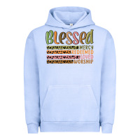 Pigment Grape Ice retro blessed redeemed quotes Urban Hoodie - MaliasSmallBusiness