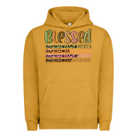 Pigment Peanut Butter retro blessed redeemed quotes Urban Hoodie - MaliasSmallBusiness