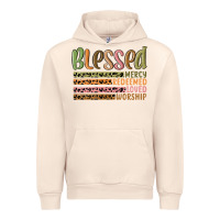 Sandshell retro blessed redeemed quotes Urban Hoodie - MaliasSmallBusiness