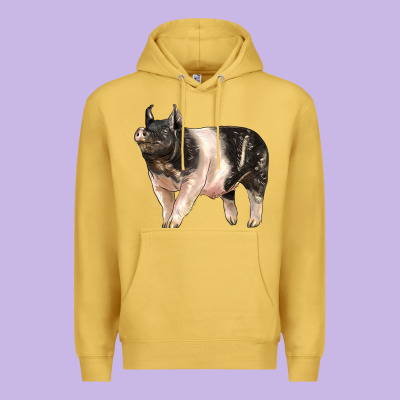 Hampshire Pig Premium Hoodie Designed By Lillyallendesigns