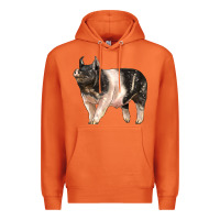 Carrot hampshire pig Premium Hoodie - LillyAllenDesigns