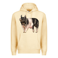 Pina Colada hampshire pig Premium Hoodie - LillyAllenDesigns