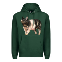 Sports Green hampshire pig Premium Hoodie - LillyAllenDesigns