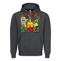 Smoke cinco de drinko Zipper Hoodie - Zillion Design Studio