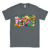 Charcoal Heather tropical coffee cups Classic Tee - Zillion Design Studio