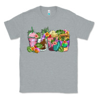 Heather Grey tropical coffee cups Classic Tee - Zillion Design Studio