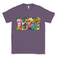 Lavender tropical coffee cups Classic Tee - Zillion Design Studio
