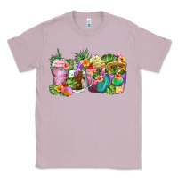 Lilac tropical coffee cups Classic Tee - Zillion Design Studio