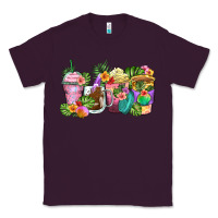 Plum tropical coffee cups Classic Tee - Zillion Design Studio