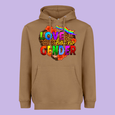 Love Has No Gender Heavyweight Hoodie Designed By Hra Design Shop
