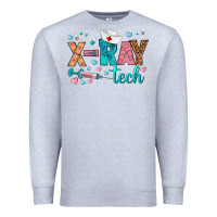 Heather Grey x ray tech Premium Sweatshirt - BundleAndBundleShop