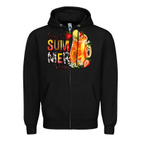 Black sweet summer time Zipper Hoodie - texasbilliewilder