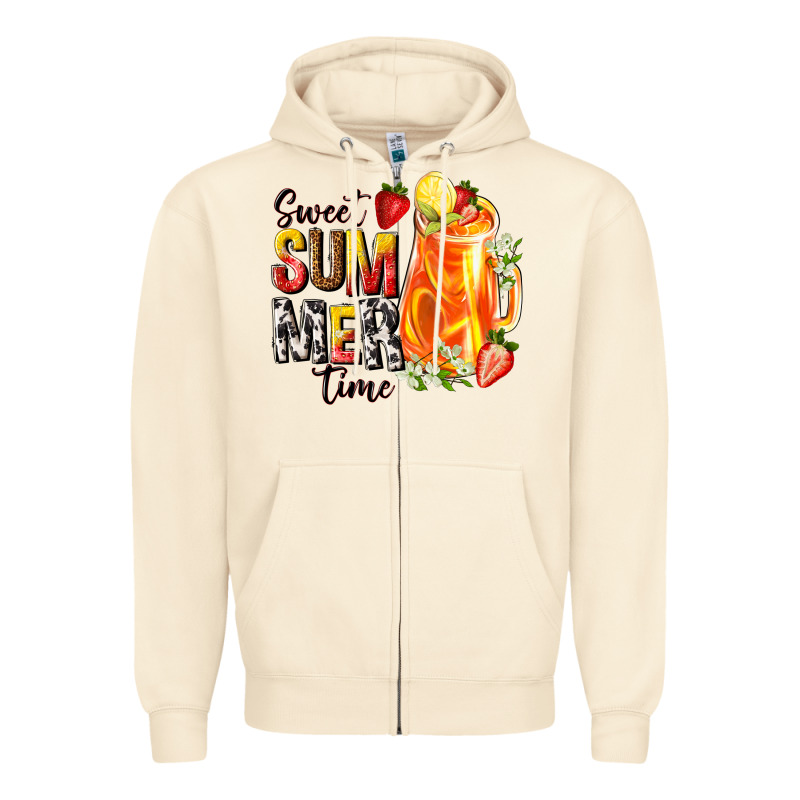 Sweet Summer Time Zipper Hoodie by texasbilliewilder | Teevron