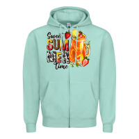 Seafoam sweet summer time Zipper Hoodie - texasbilliewilder