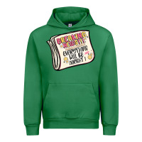 Emerald breaking news everything will be alright Urban Hoodie - MaliasSmallBusiness