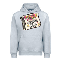 Heather Grey breaking news everything will be alright Urban Hoodie - MaliasSmallBusiness