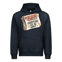 Navy breaking news everything will be alright Urban Hoodie - MaliasSmallBusiness