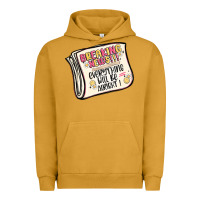 Pigment Peanut Butter breaking news everything will be alright Urban Hoodie - MaliasSmallBusiness