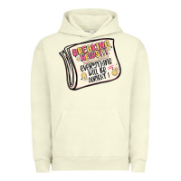 Pigment Pistachio breaking news everything will be alright Urban Hoodie - MaliasSmallBusiness