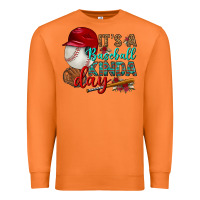 Carrot it's a baseball kinda day Premium Sweatshirt - BundleAndBundleShop