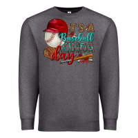 Charcoal Heather it's a baseball kinda day Premium Sweatshirt - BundleAndBundleShop