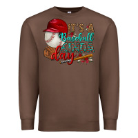 Chestnut it's a baseball kinda day Premium Sweatshirt - BundleAndBundleShop