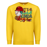 Lemon it's a baseball kinda day Premium Sweatshirt - BundleAndBundleShop