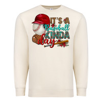 Sandshell it's a baseball kinda day Premium Sweatshirt - BundleAndBundleShop