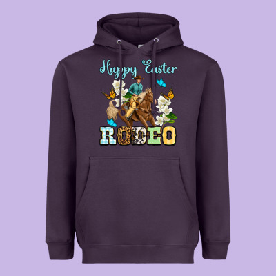 Happy Easter Rodeo Heavyweight Hoodie Designed By Oliviacreatesart