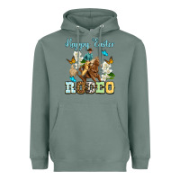 Sage Happy Easter rodeo Heavyweight Hoodie - OliviaCreatesArt