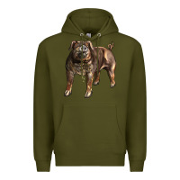 Army Green Duroc Pig Premium Hoodie - LillyAllenDesigns